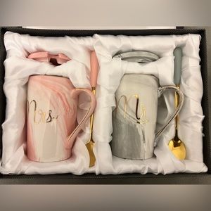 Mr. & Mrs. Porcelain Tumblers